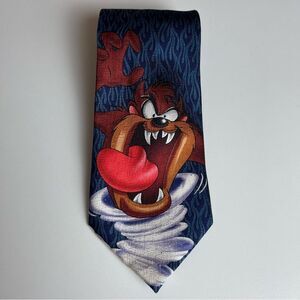 Looney Tunes Tasmanian Devil Silk Tie